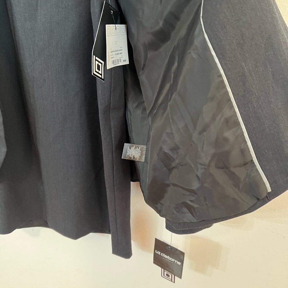 Liz Claiborne Charcoal Suit Set - Picture 3 of 10